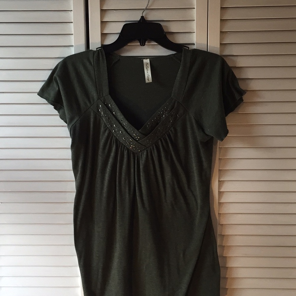 Dark Green Blouse